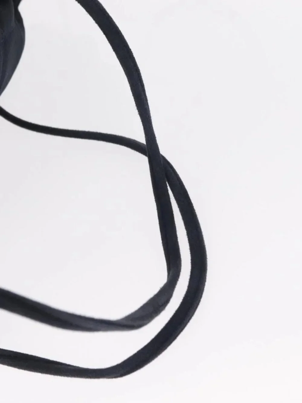 CHANEL Matelasse Backpack Satin Navy CC Auth 154704